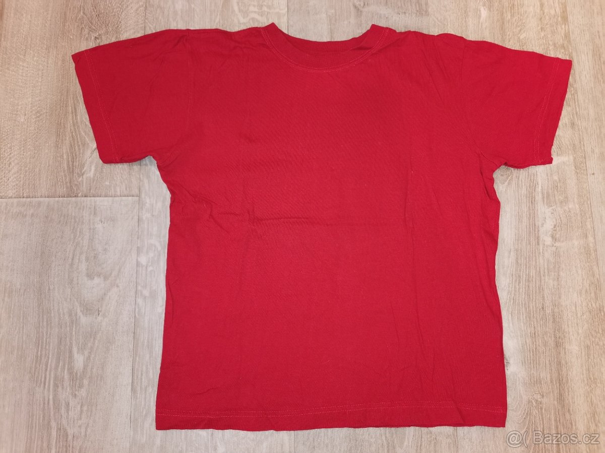 8 x červené triko - SLEVY - 6