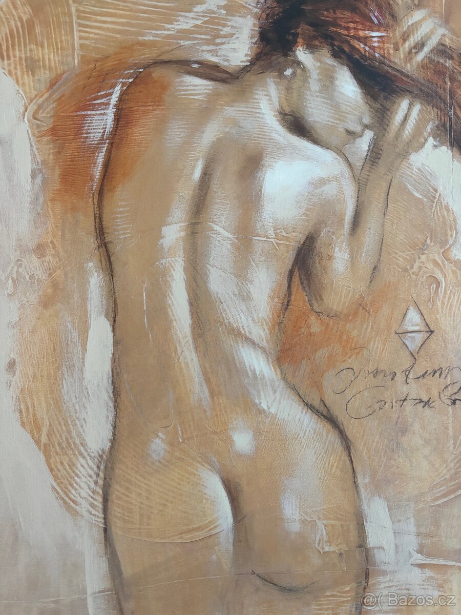 2 Obrazy, akty, 74x54, 64x54 - 6