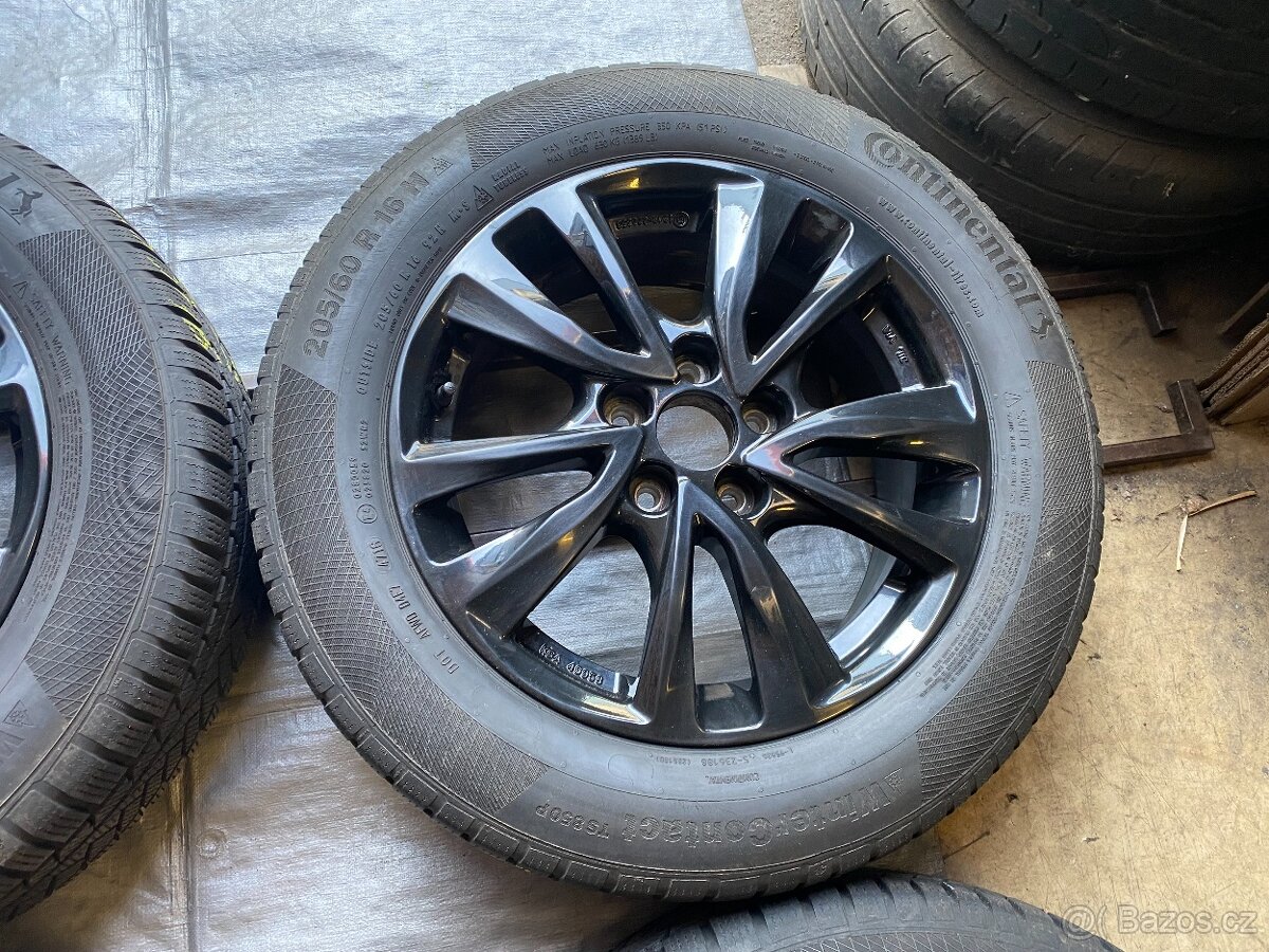 205 60 16 Continental, pneu zimní, 4ks - 6