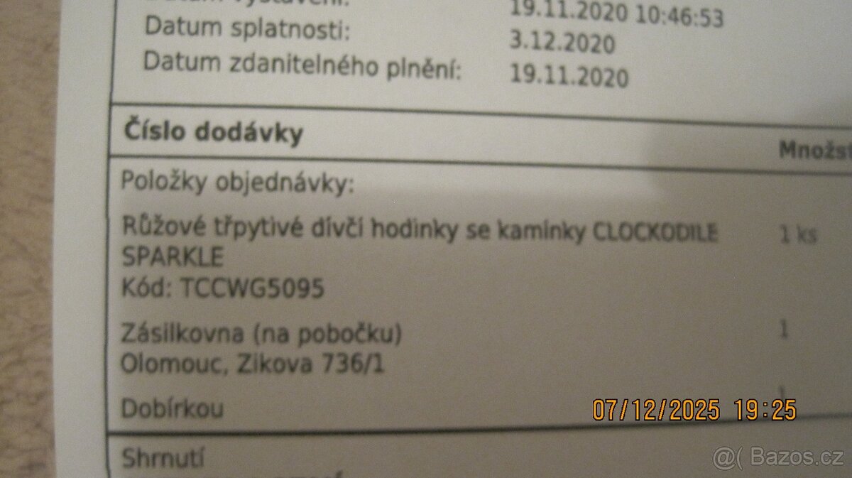 DÍVČÍ hodinky, růžové, česká výroba - 6