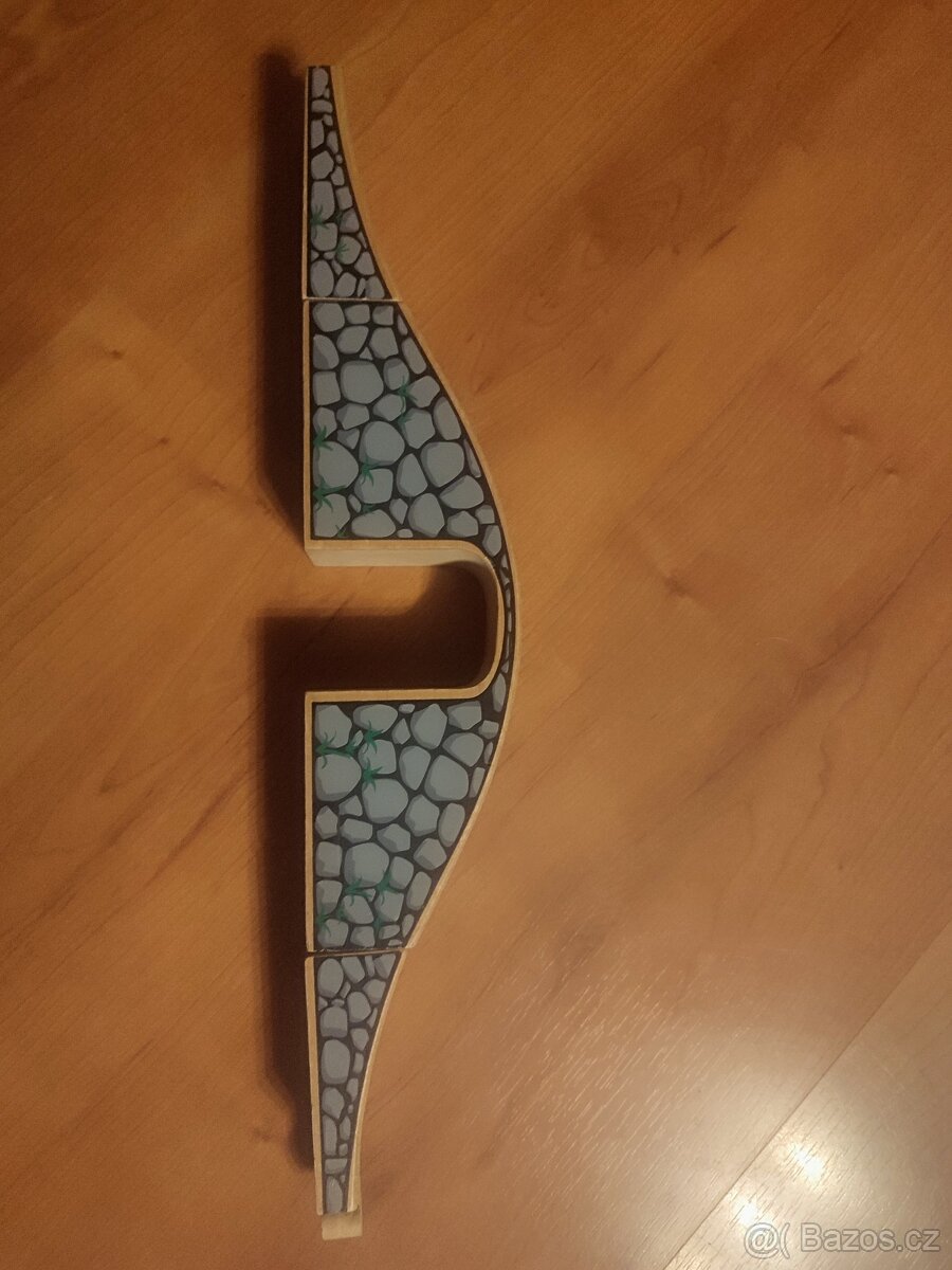 Dřevěné koleje, velká sada - 6