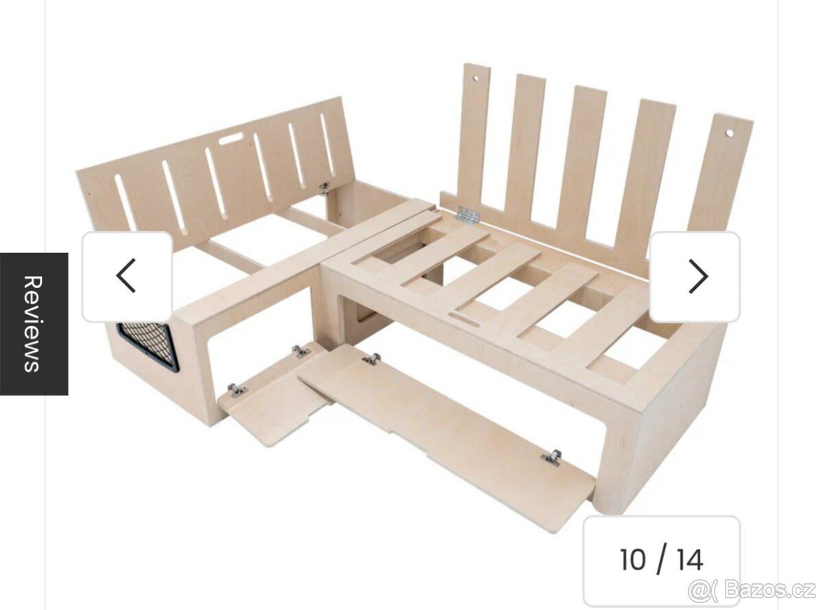Rozkládací postel do karavanu ve tvaru L - NOVÁ - 6
