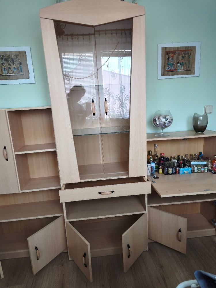 Obývací stěna světlý dub - 6