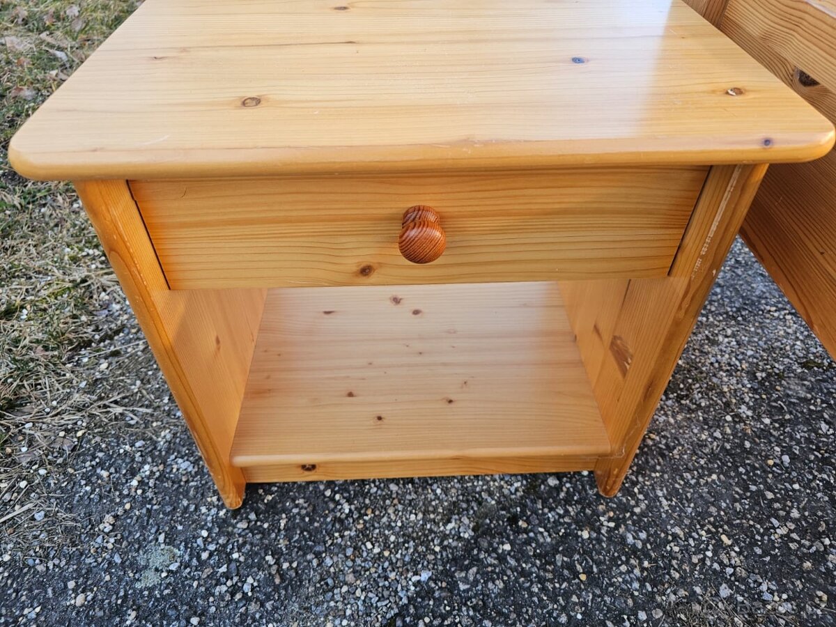 Masivní postel - borovice 180x200 cm - 6