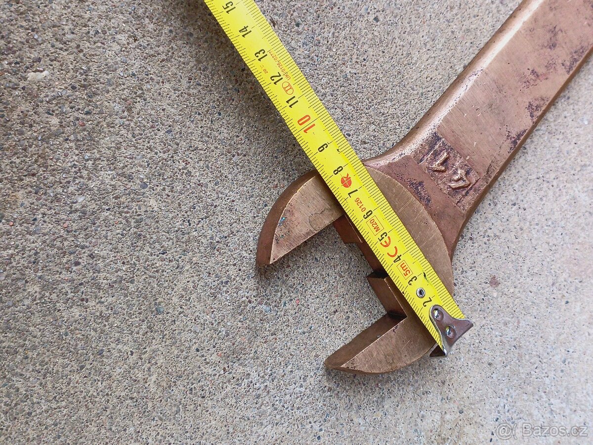 Plochý klíč 36 x 41 bronz - 6