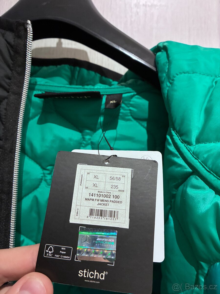 Mercedes AMG Petronas zimní bunda XL - 6