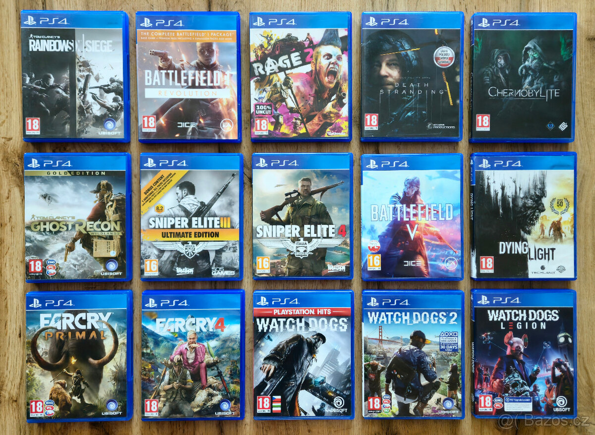 Hromada her na Playstation 4 - moje sbírka - TOP STAV - 6