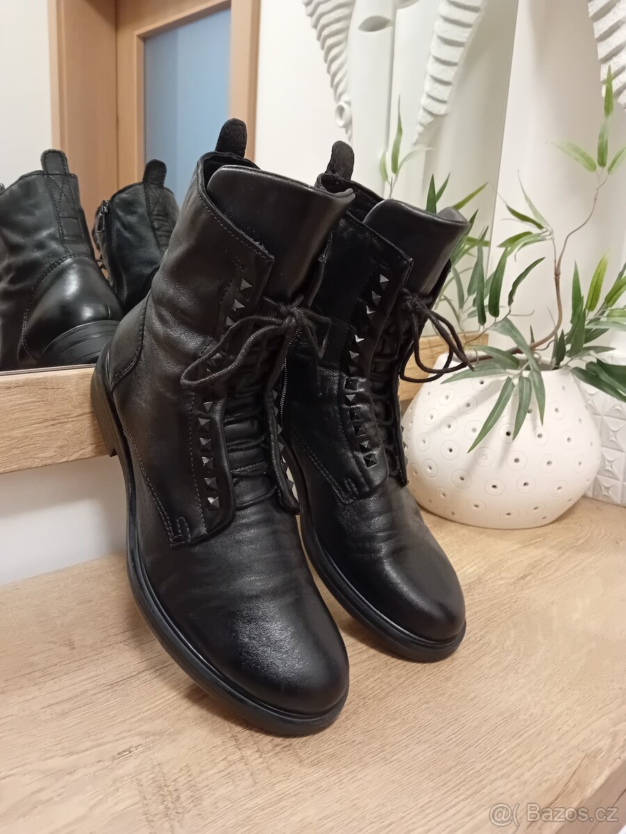 Mjus dámské kotníkové boty vel. 41 kožené - 6