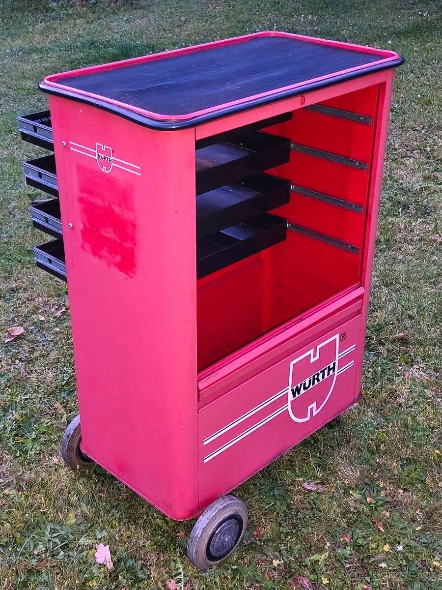 Prodám robustní PROFI dílenský vozík na nářadí Würth Pojízd - 6