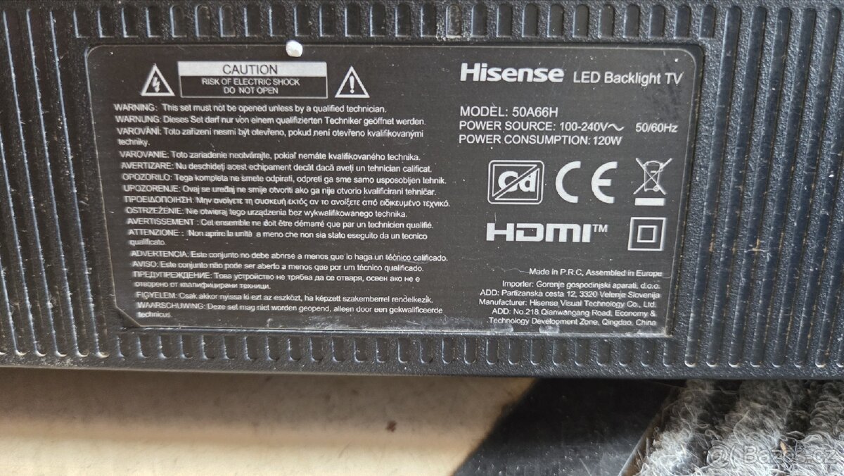 Smart televize Hisense 50A66H 126 cm - 6