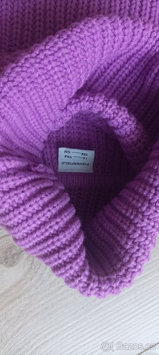 Dívčí pletené šaty vel 158 - 6