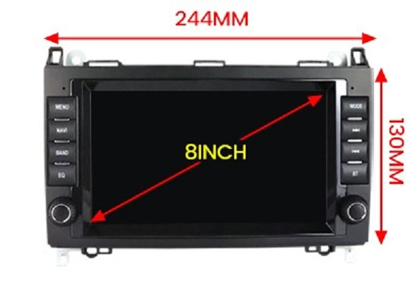 8" Mercedes A,B,Vito, Viano, Sprinter, VW Crafter Android 1 - 6
