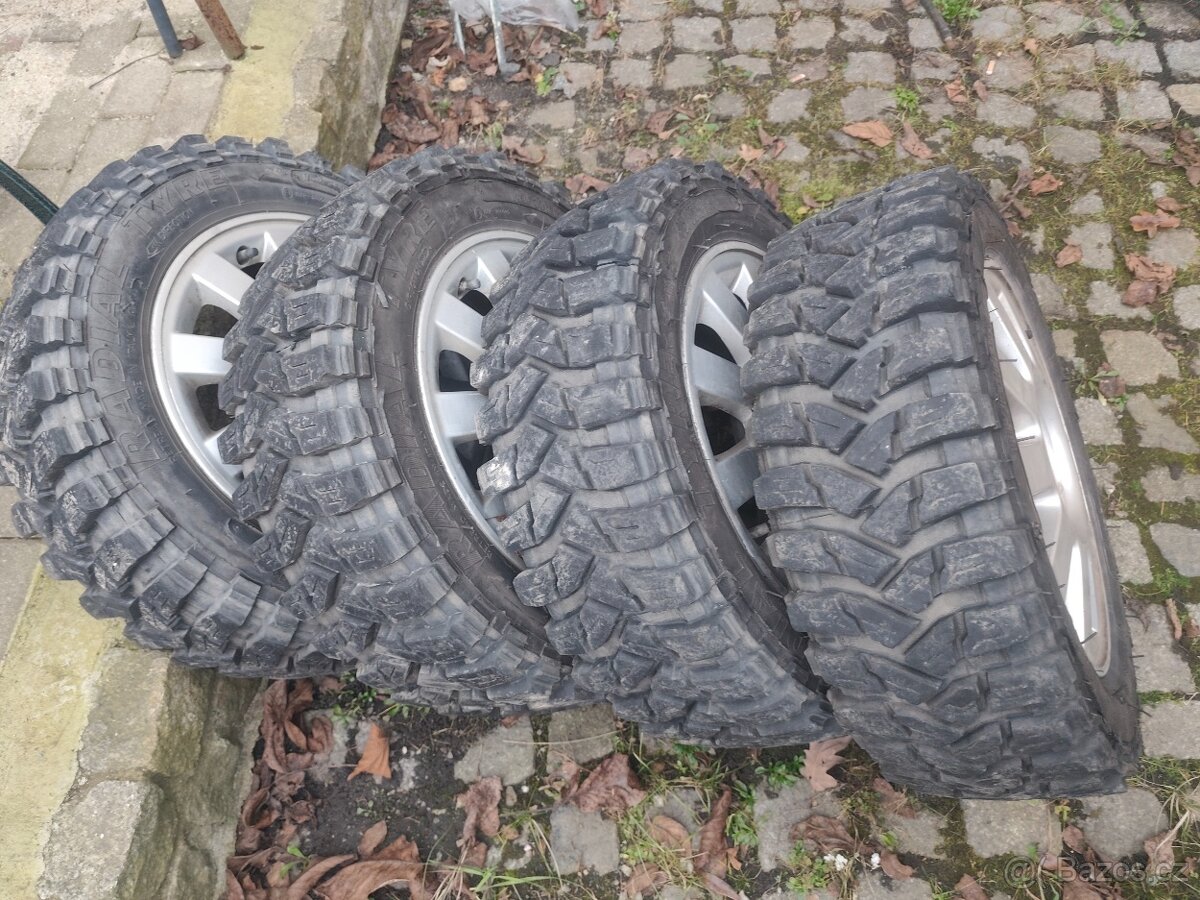 Alu kola Renault 4x100 r 15 + pneu - 6