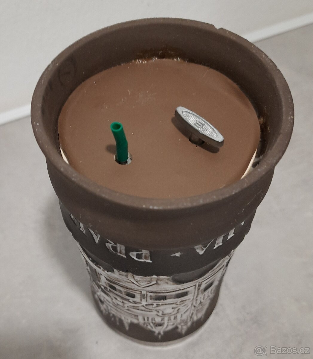 Pivní keramický půllitr s motivem Prahy a hracím strojkem - 6