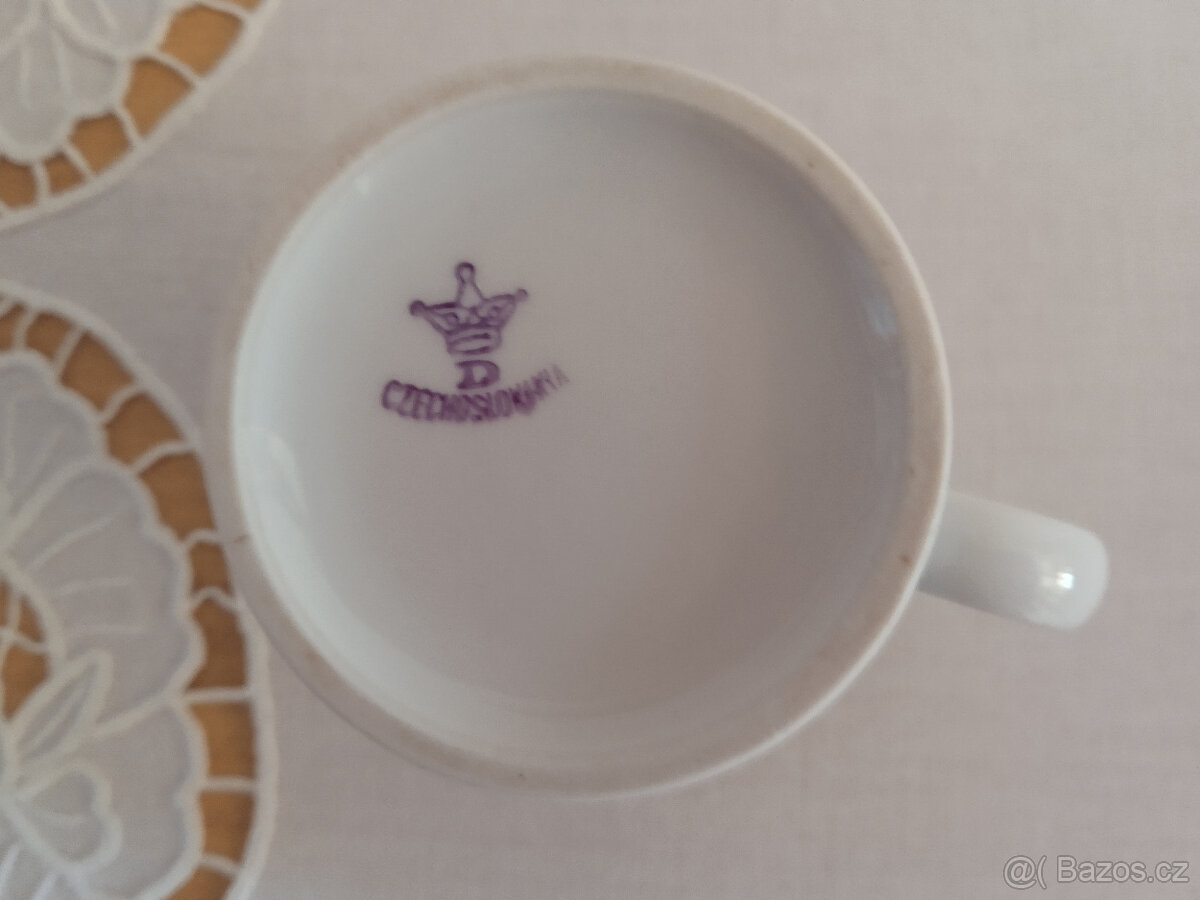 Retro porcelánový hrnek - 6