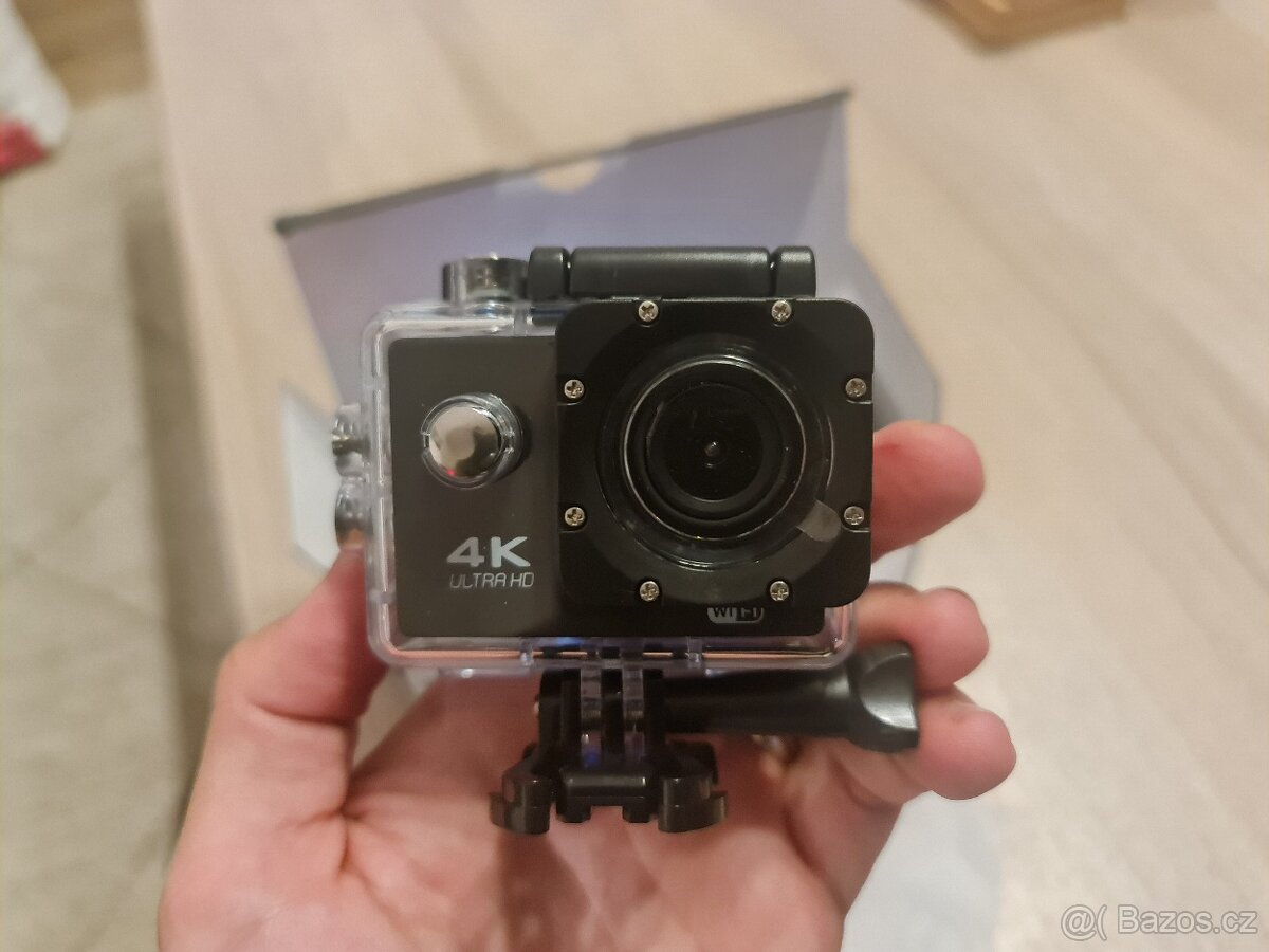 Outdoorová sportovní kamera 4K + bohaté příslušenství nová - 6