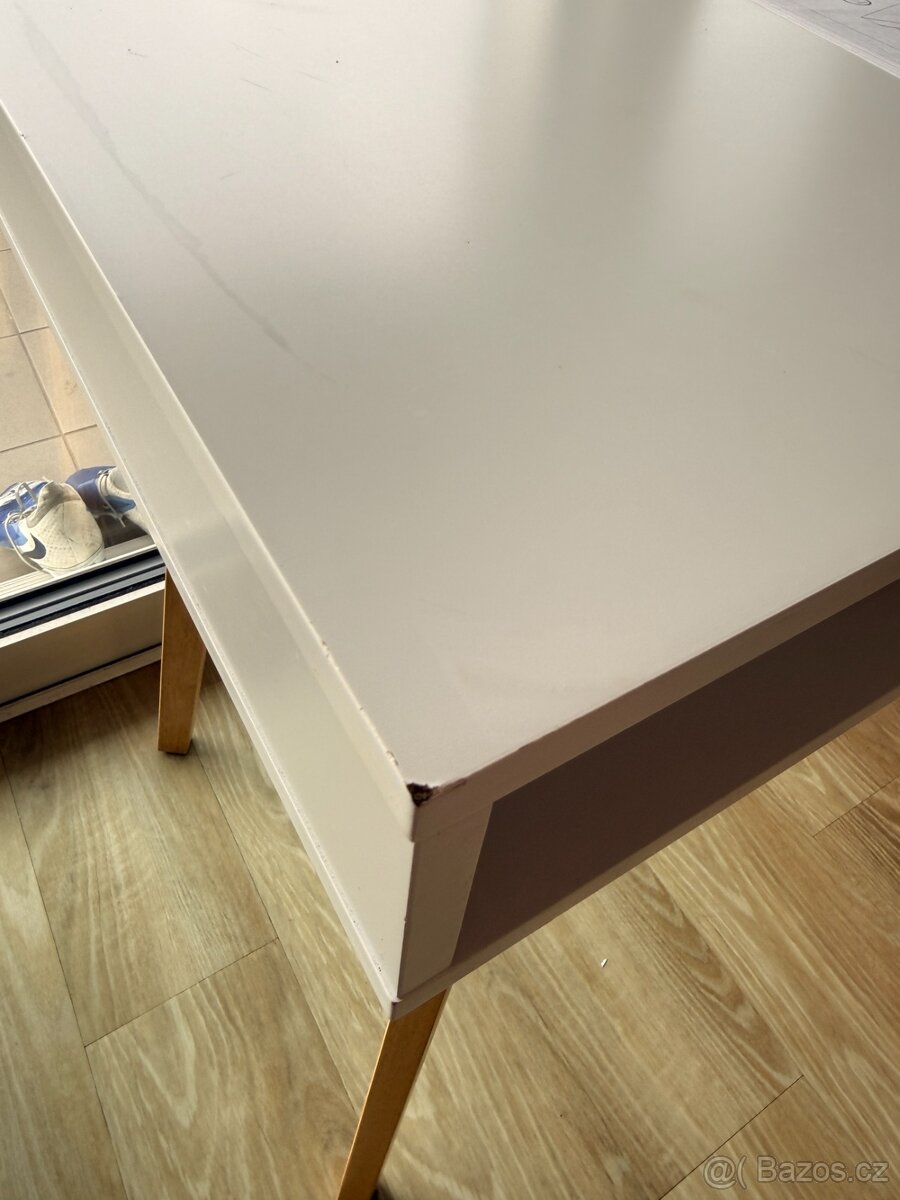 Psací stůl bílý TAMHOLT - 6