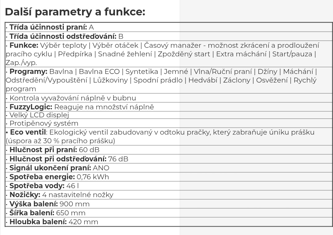 Elektrolux A+++, 6kg, 1200ot. SLIM 38cm, Fuzzy Logic - 6