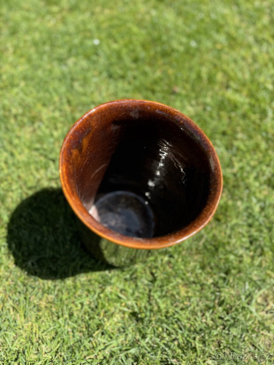 Krasna velká keramicka vaza - 6