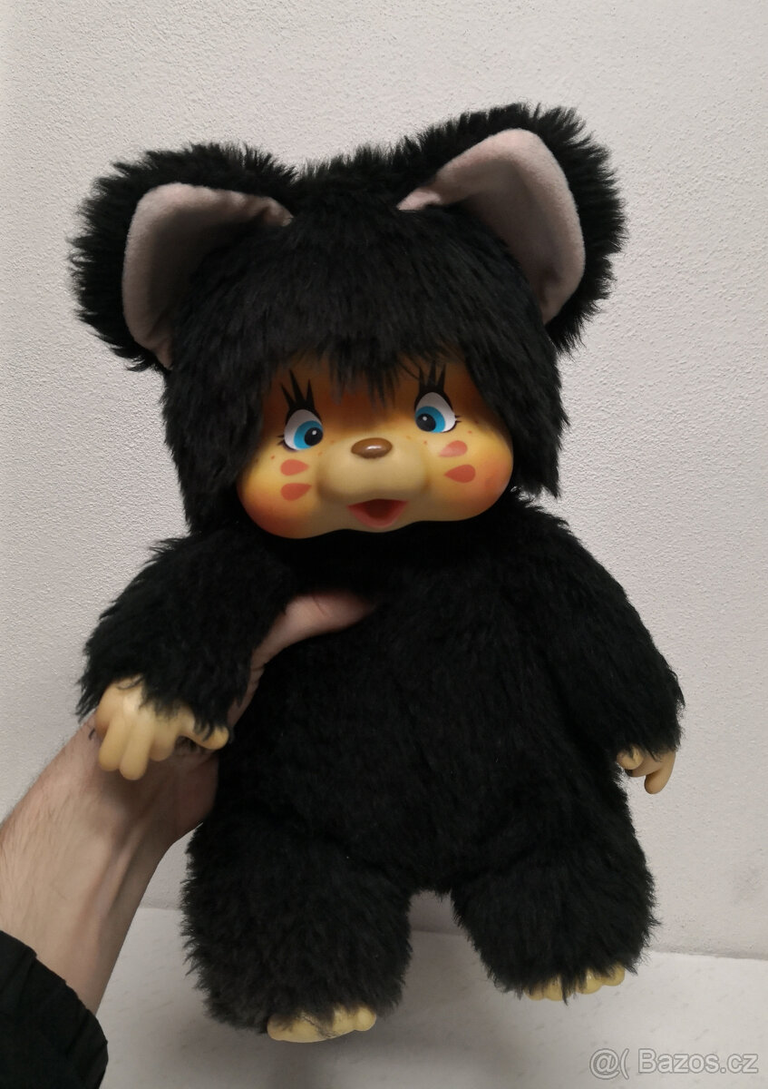 Retro mončiči XXL nyamy Felina čierna 35cm - 6