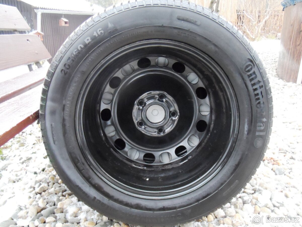 Komplet Zimní Sada +Poklice 205/60/16 ET 33 5X112 - 6