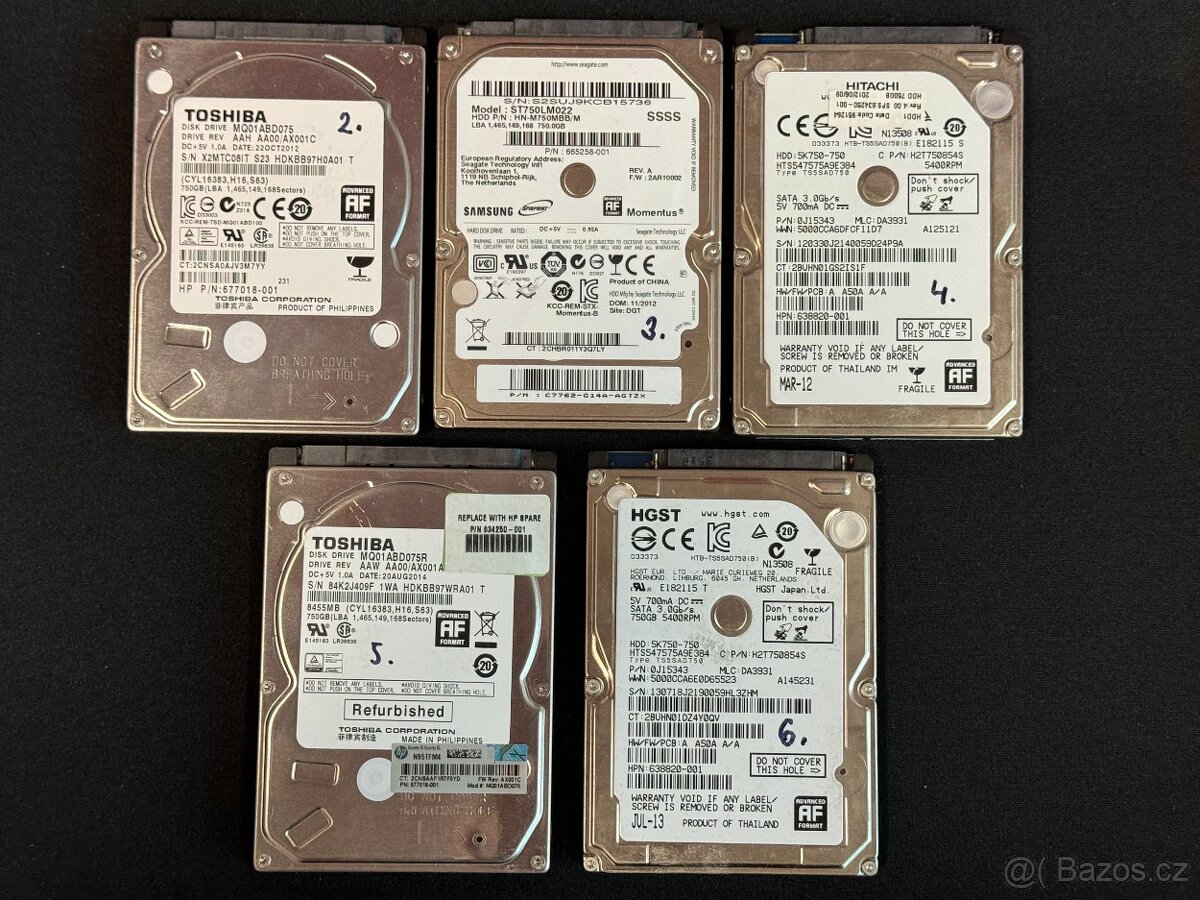 2,5“ SATA harddisky do notebooku - 6