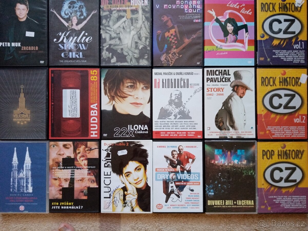 Nove foto 2.12.orig.DVD hudba(i zabal.)od 69Kč - 6