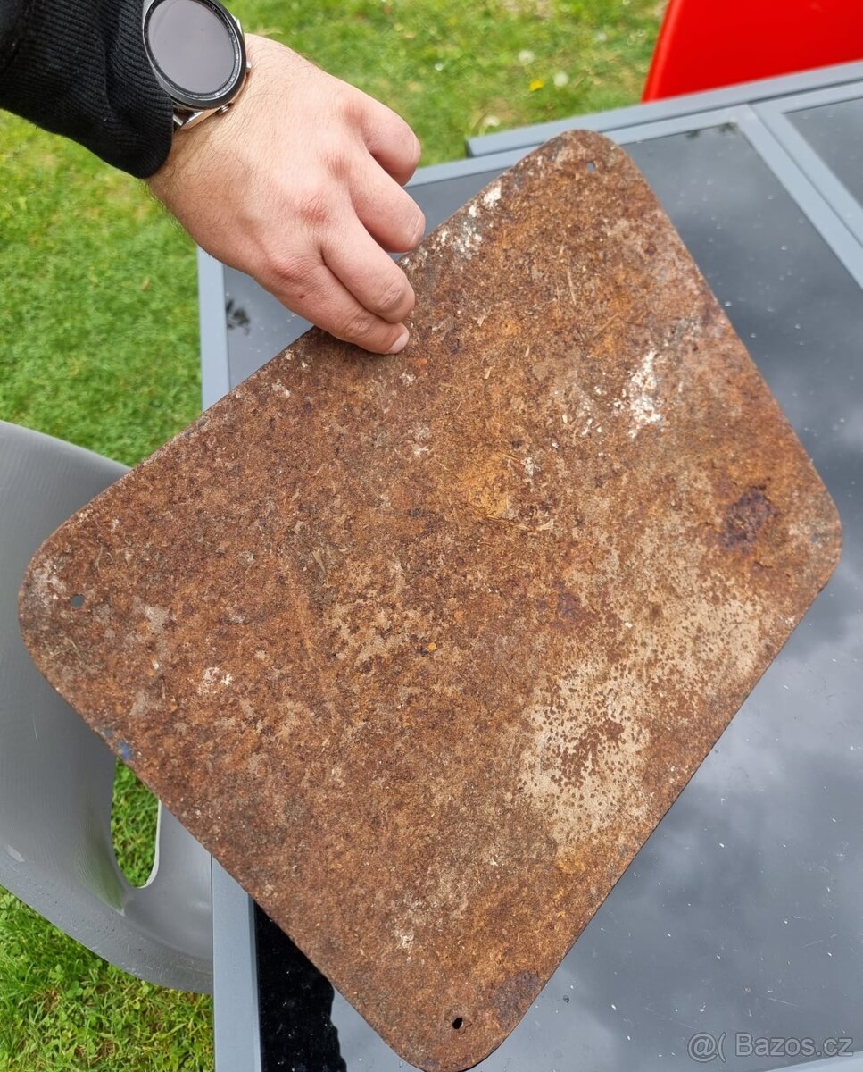 Smaltovana cedule C.K. POŠTOVNA R-U - 6