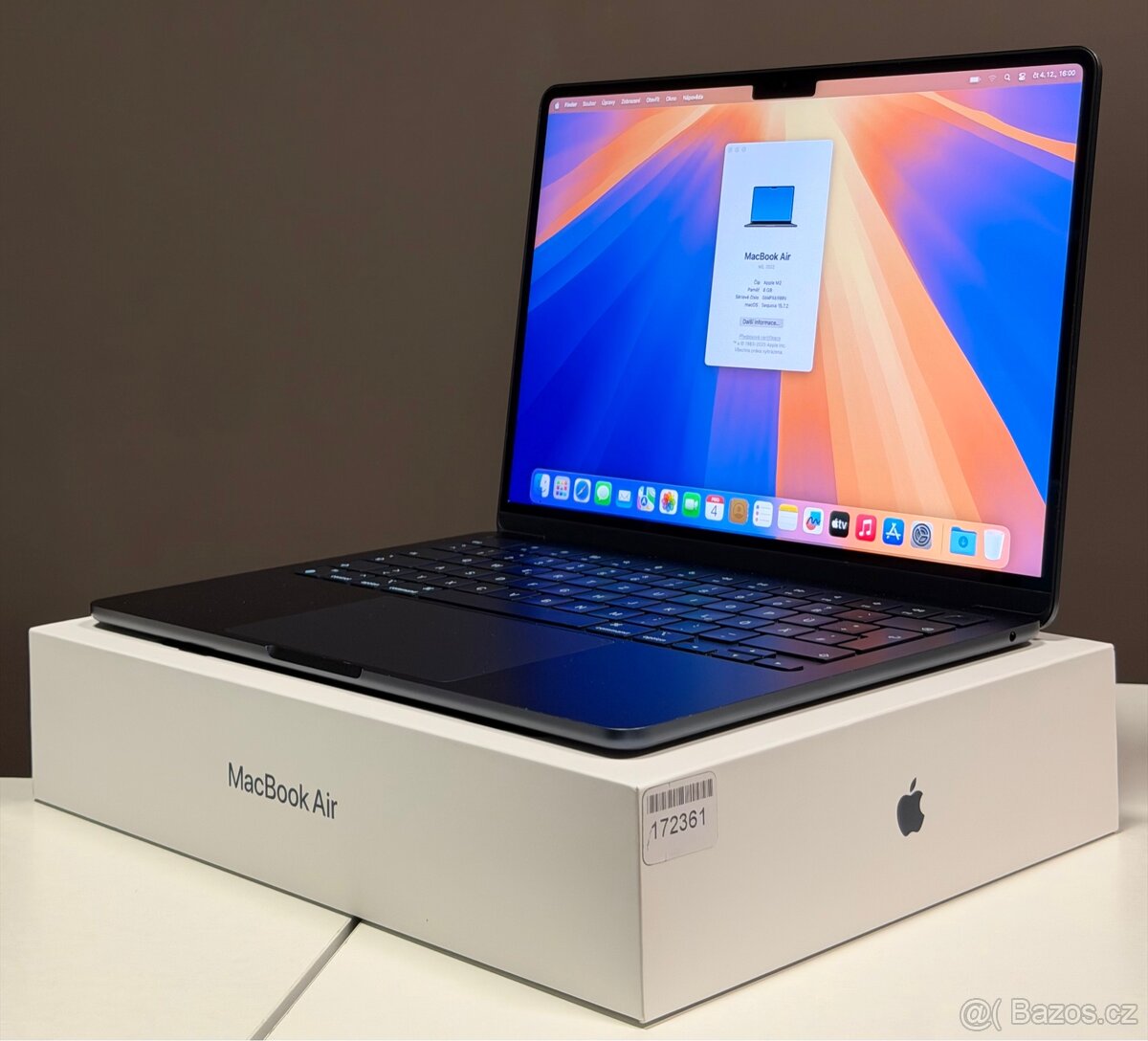 MacBook Air M2 2022 /8GB RAM/M2/256GB SSD/ Záruka - 6