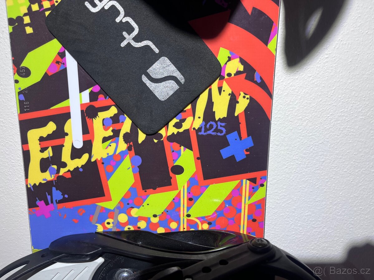 Dětský snowboard STUF 125 + boty Atomic - 6