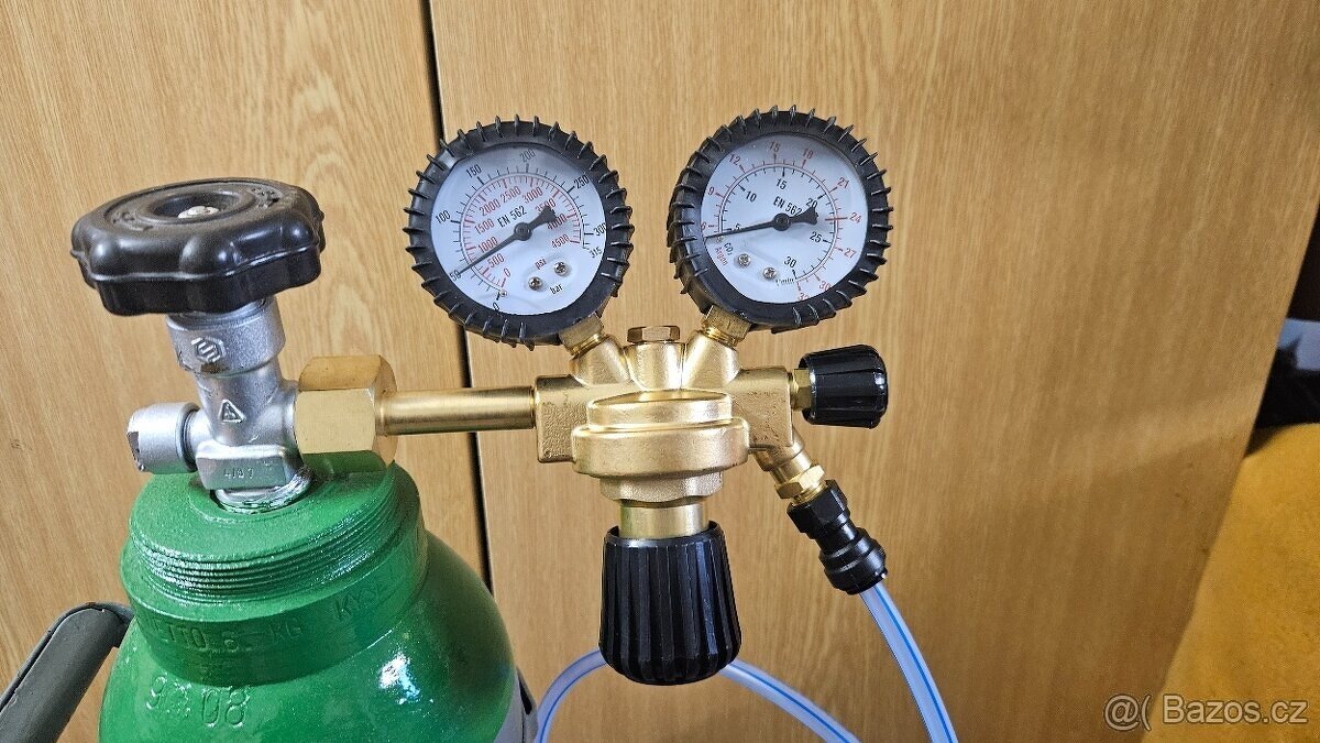 Nová PLNÁ láhev tlaková bomba 6kg CO2 na svařování i Pivo - 6