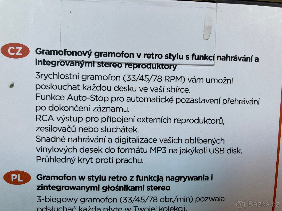 gramofon s nahráváním mp3 - 6