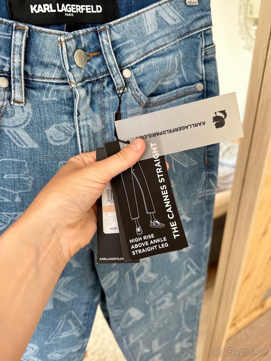 KARL LAGERFELD DŽÍNY - 6