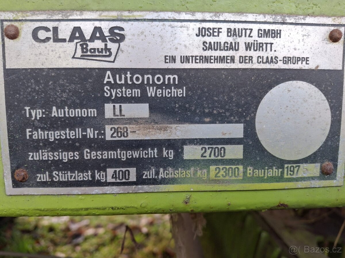 Sběrací vůz Claas Autonom 2.700kg - 6