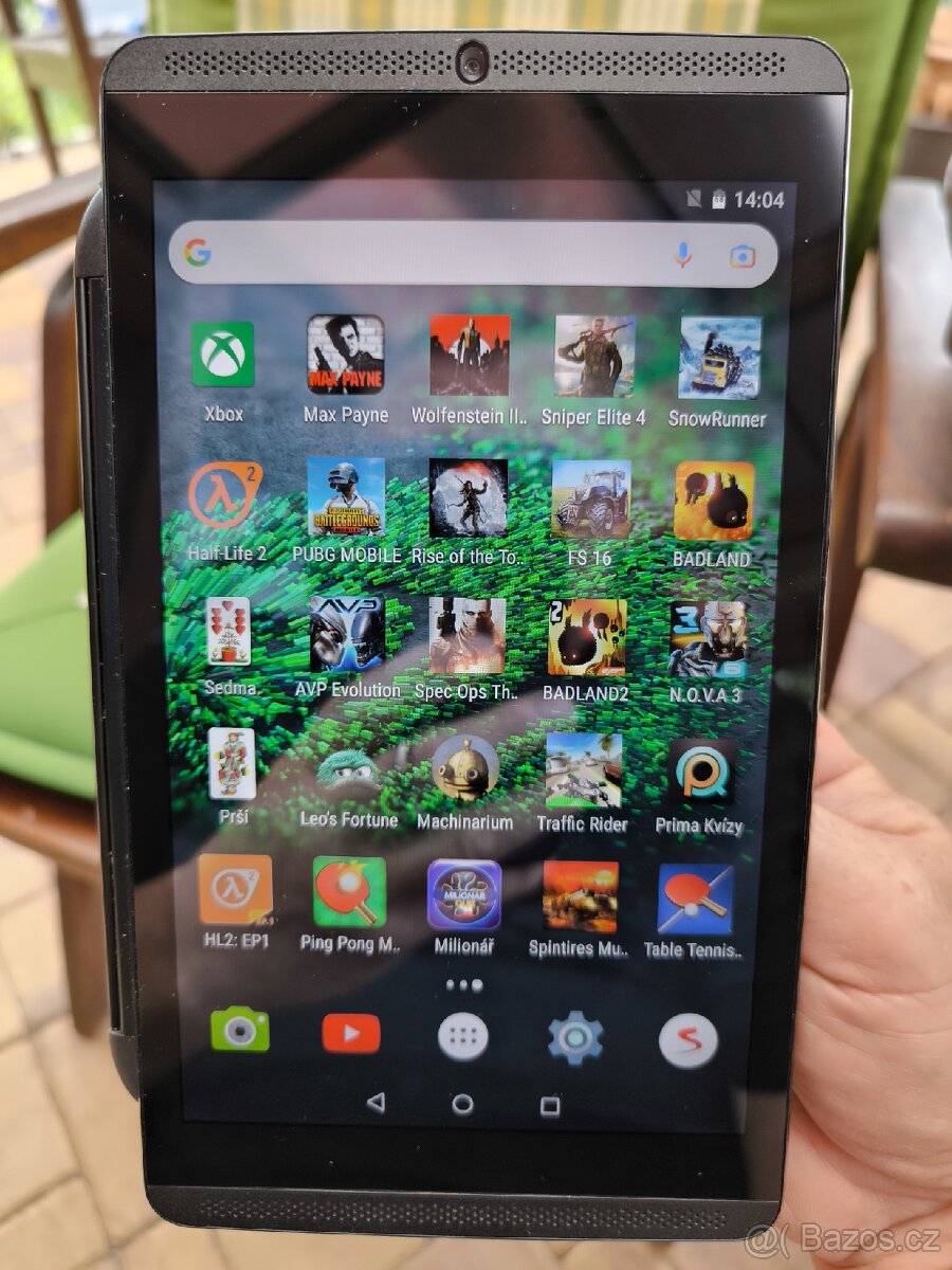 Herni tablet wifi + GSM Nvidia Shield + gamepad - 6
