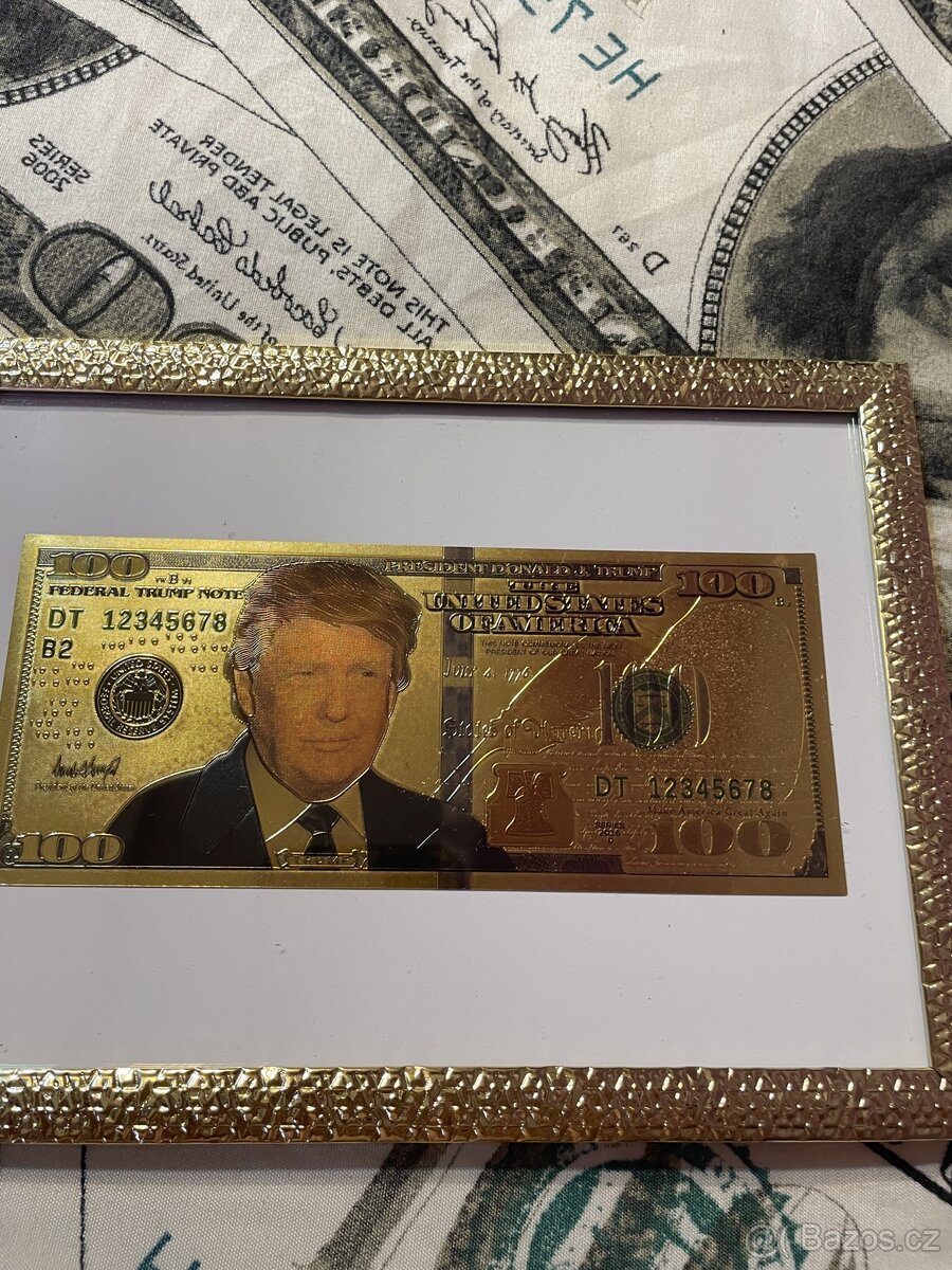 Zlatá bankovka různé druhy - 6