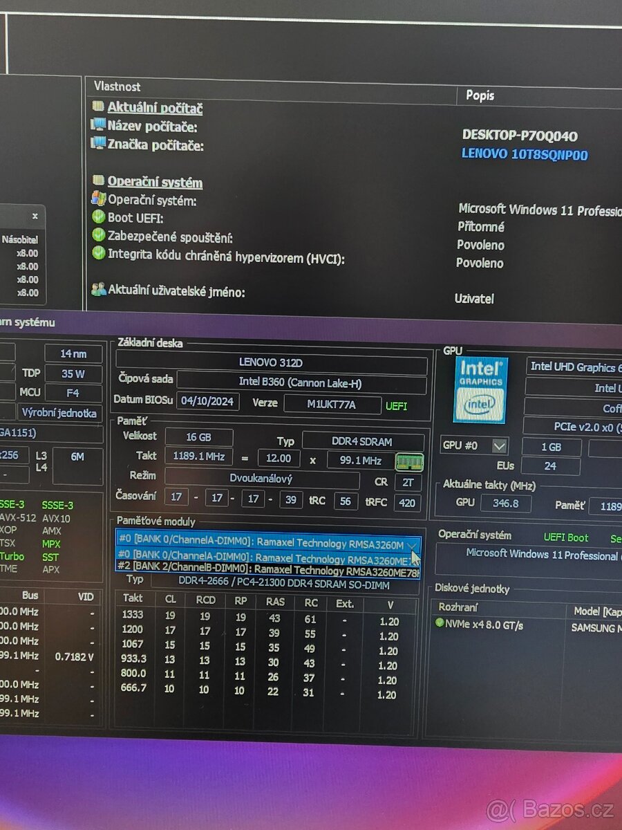 WIFI micro PC Lenovo 16GB RAM Windows 11pro - 6