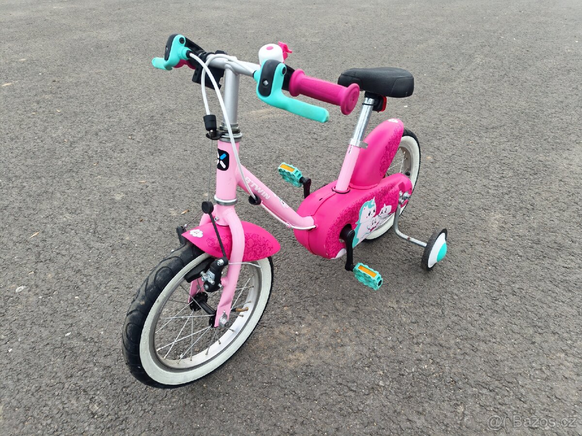 Prodám Dětská kola 14" ( dívčí ) Decathlon B-twin , - 6