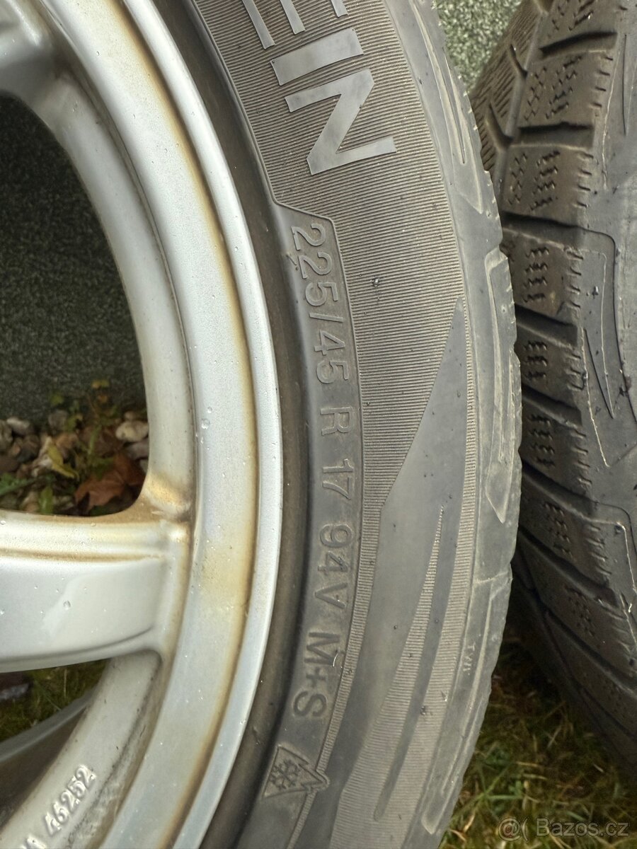 Zimní sada 225/45/R17, 5x112, Alutec - 6