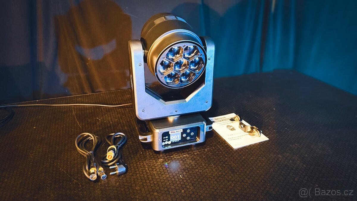 SHEHDS BeeEye 7x20W LED Beam & Wash Otočná hlava - 6