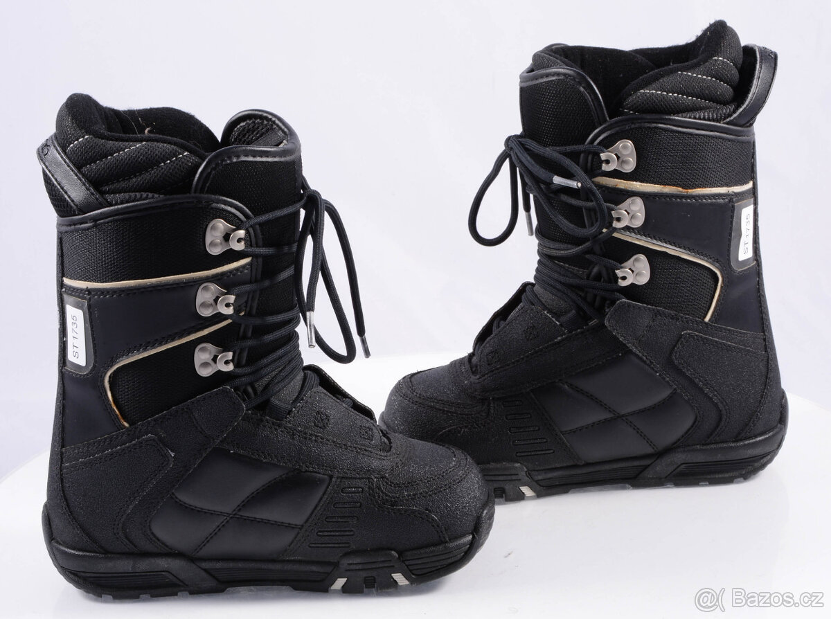 Použité snowboardové boty NITRO, čierné/bielé - 6