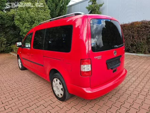 VW Caddy Maxi 1.9TDI 77kW,7míst,tažné,2009,Bez koroze - 6