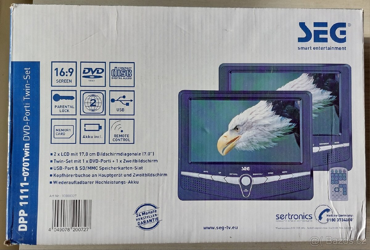 Přenosný DVD přehrávač do auta - 6