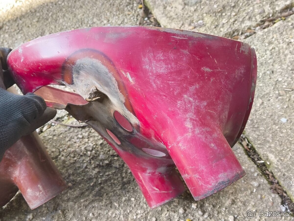 Spodní vrchní díl světla maska Jawa velká kývačka 250 350 - 6