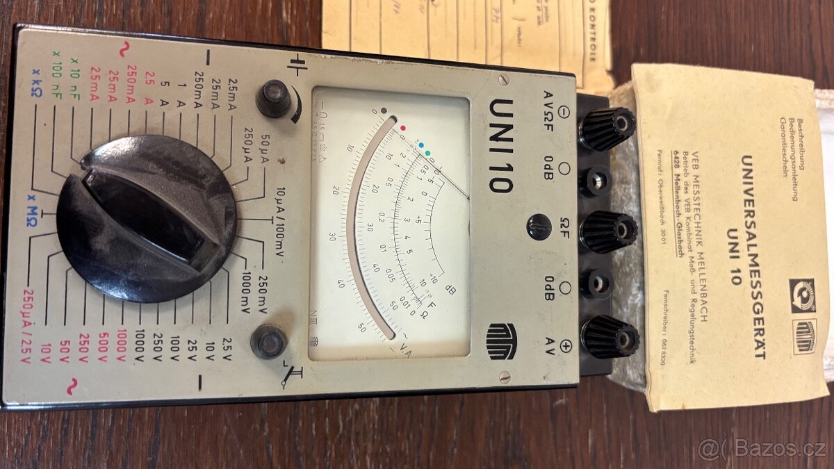 Měřící přístroj UNI 10 - 6