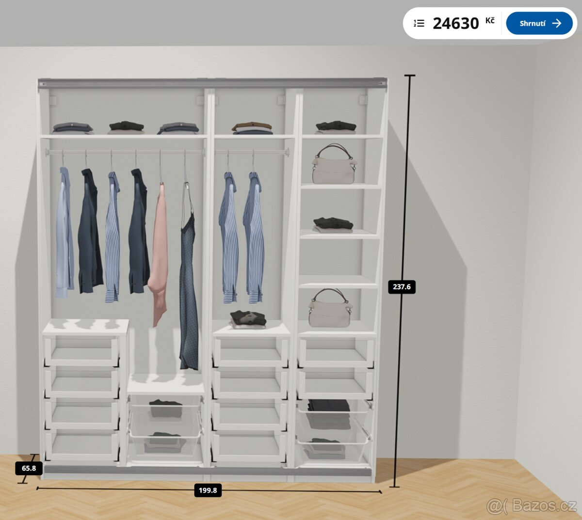 Šatní skříň IKEA PAX - 6