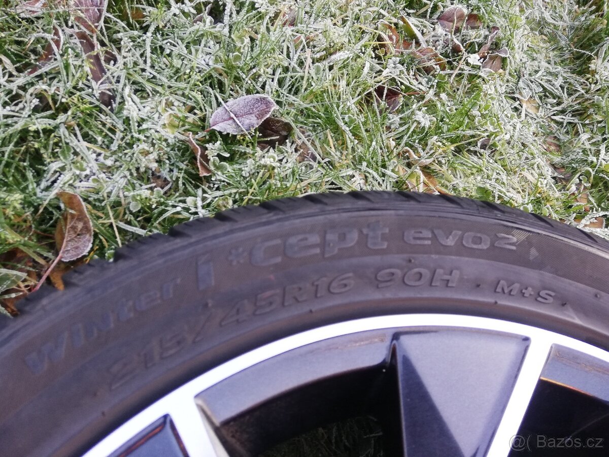 alu Škoda Rapid,Fabia III,zimní 215/45/16,alu 16" Italia - 6