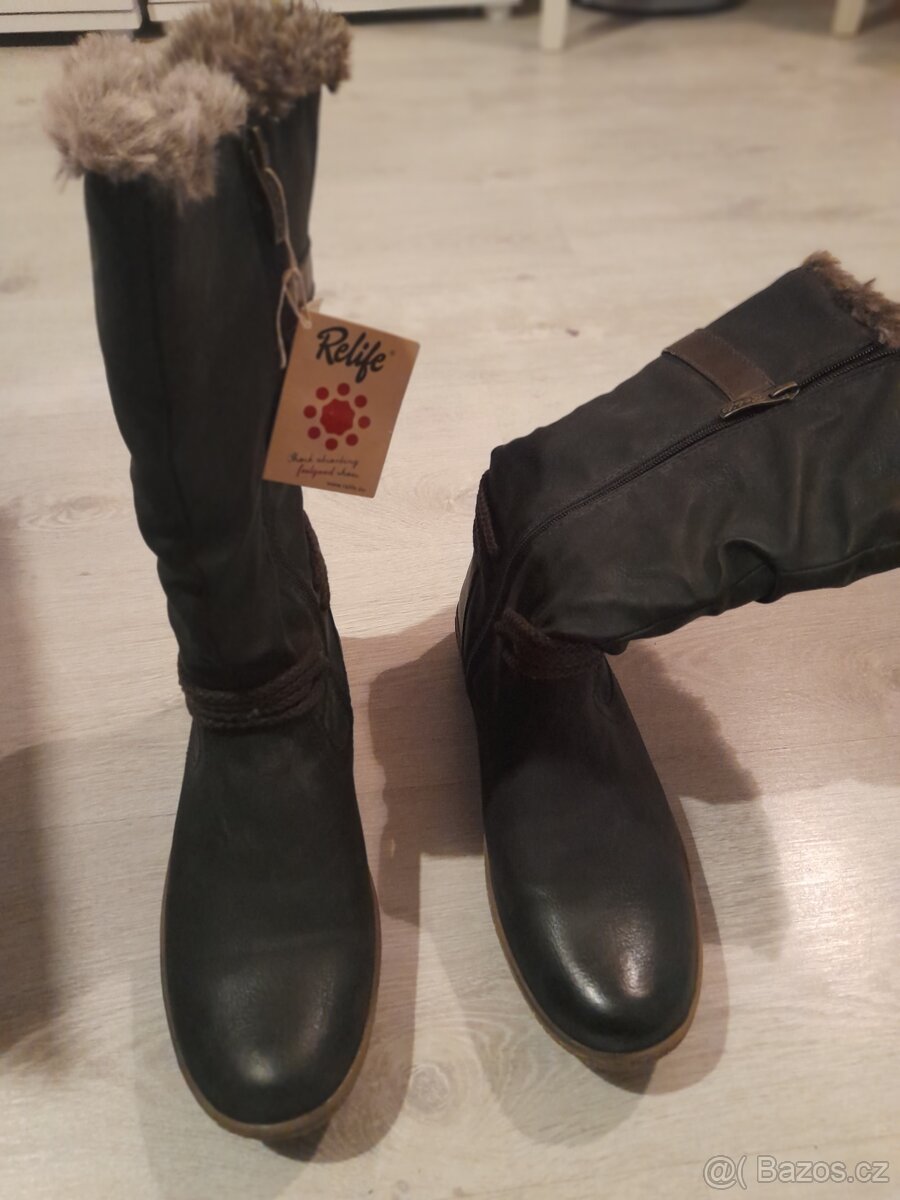 Dámské kozačky vel.42, Relife - 6