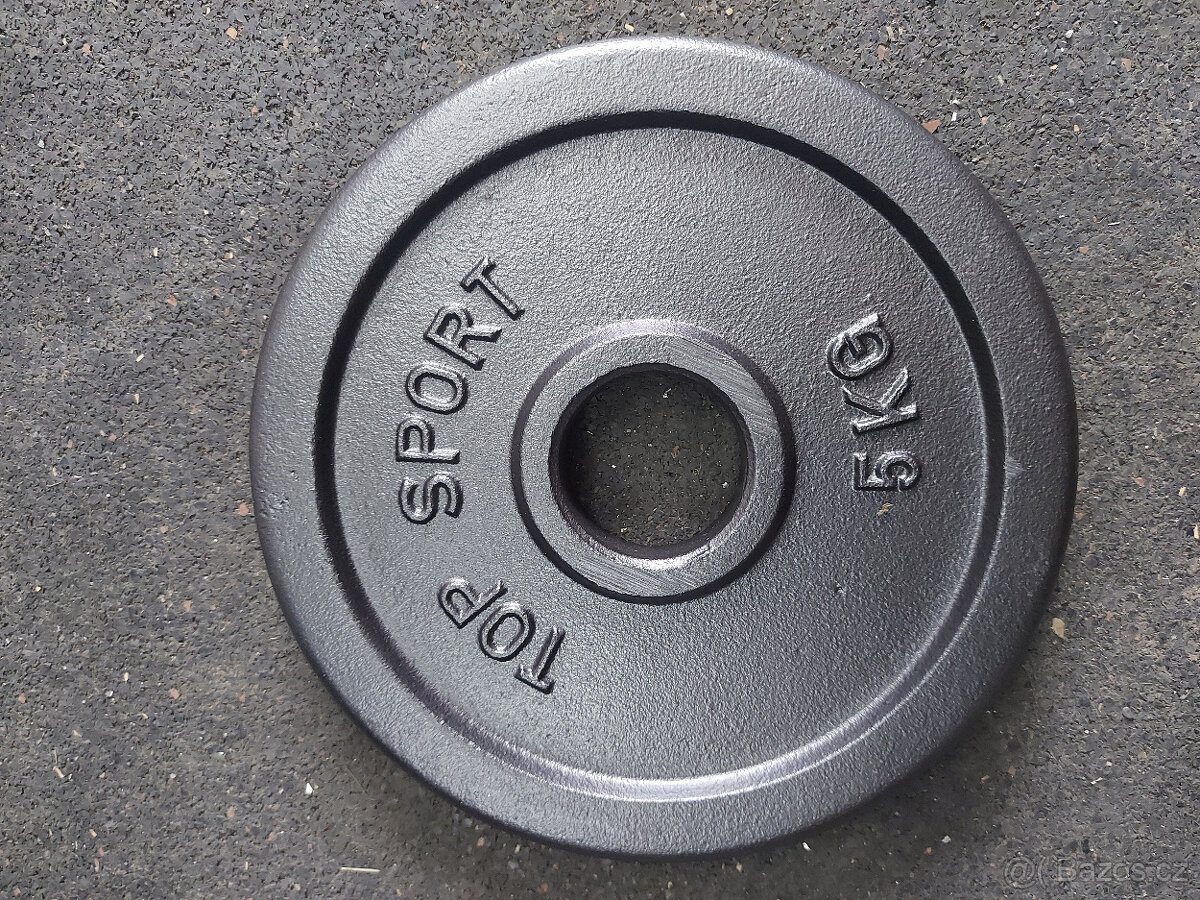 Olympijské kotouče s úchopy TOPSPORT - 6