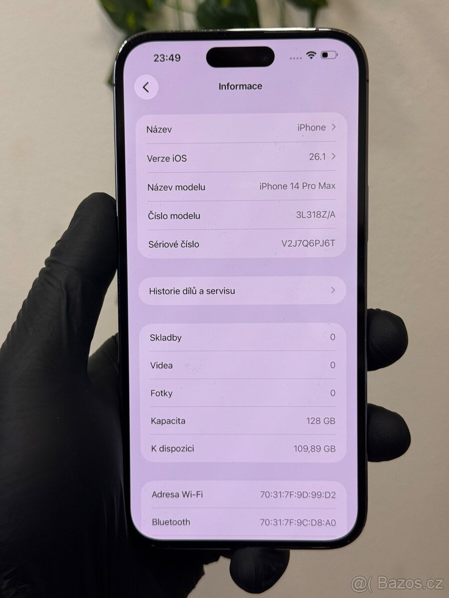 iPhone 14 Pro Max 128GB - 100% baterie - 6